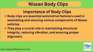 Nissan Body Clips