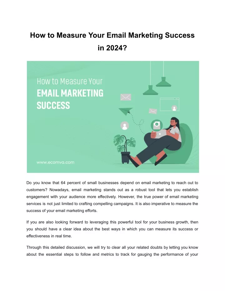 how to measure your email marketing success
