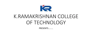 k ramakrishnan college of technology