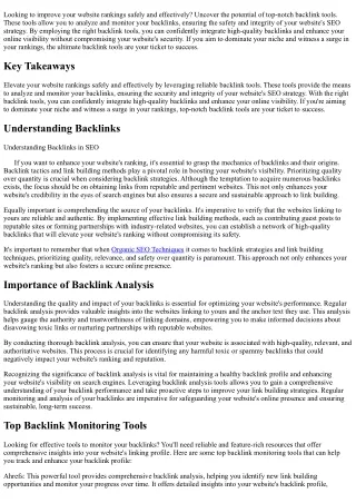 looking to improve your website rankings safely
