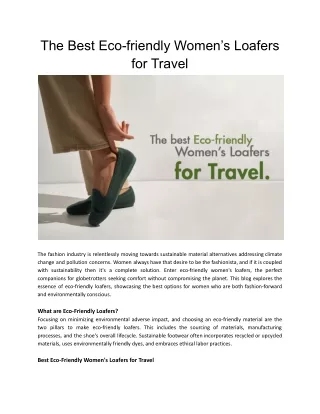 The Best Eco-Friendly Women's Loafers for Travel.docx