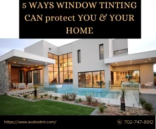 5 WAYS WINDOW TINTING CAN protect YOU & YOUR HOMESHIPPING