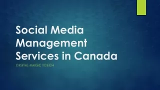 social media management services in canada