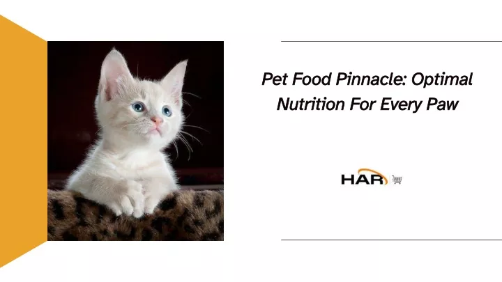 pet food pinnacle optimal nutrition for every paw