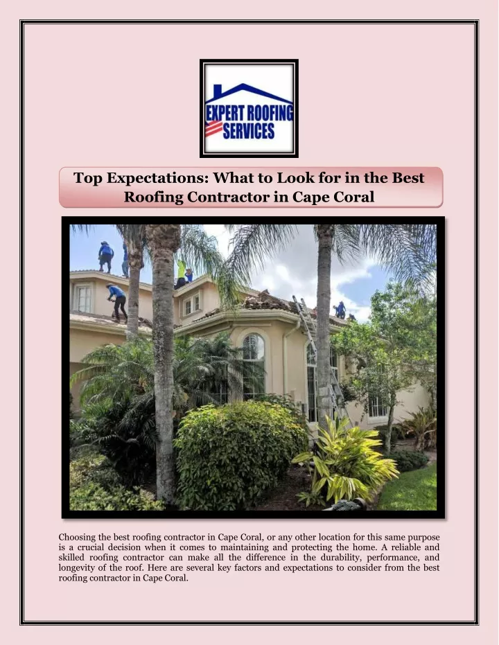 top expectations what to look for in the best