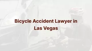 Las Vegas Bicycle Accident Attorneys