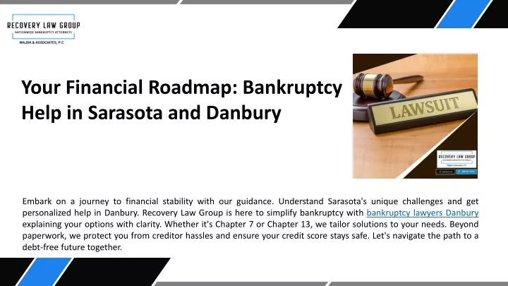 your financial roadmap bankruptcy help