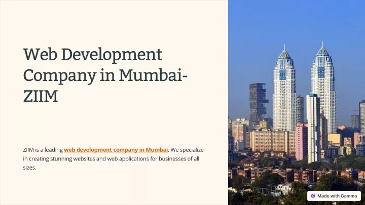 web development company in mumbai ziim