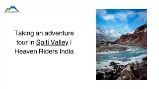 Tour Packages to Spiti Valley for Memorable Himalayan Vacations