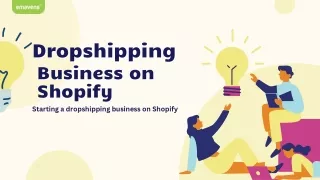 emavens Shopify Dropshipping Venture