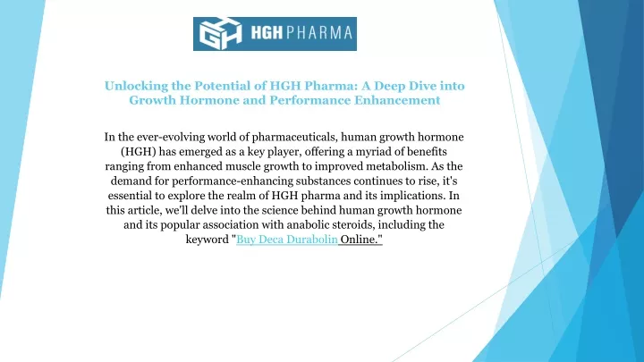 unlocking the potential of hgh pharma a deep dive into growth hormone and performance enhancement