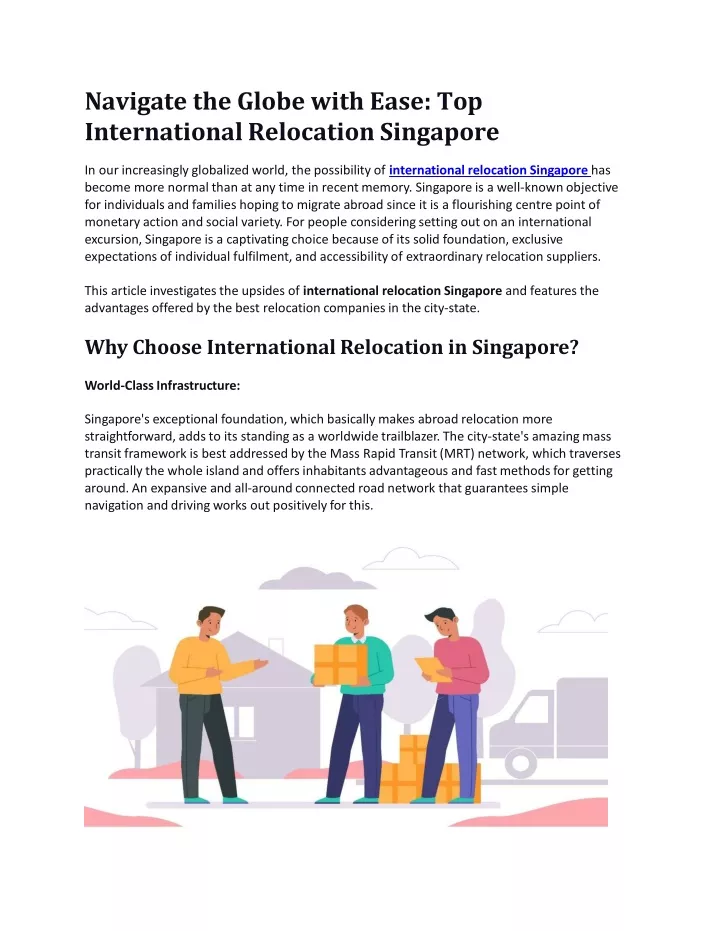 navigate the globe with ease top international relocation singapore