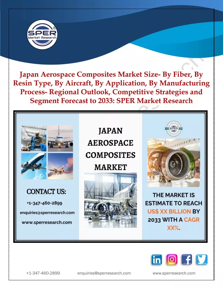 japan aerospace composites market size by fiber