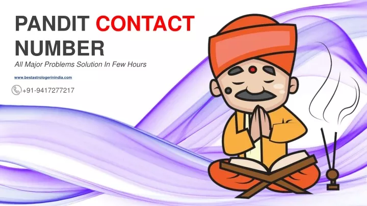 pandit contact number