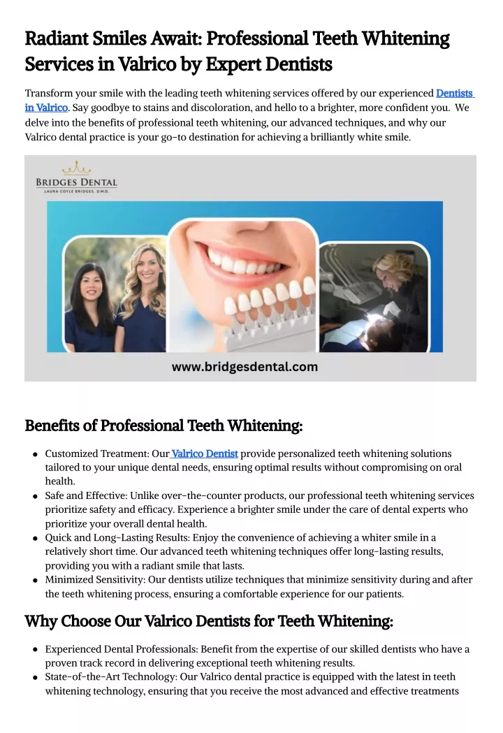 radiant smiles await professional teeth whitening