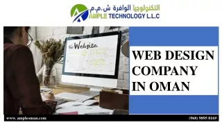 WEB DESIGN COMPANY IN OMAN