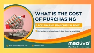 What is the Cost of Purchasing a PCD Pharma Franchise in India?