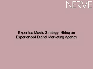 Expertise Meets Strategy Hiring an Experienced Digital Marketing Agency