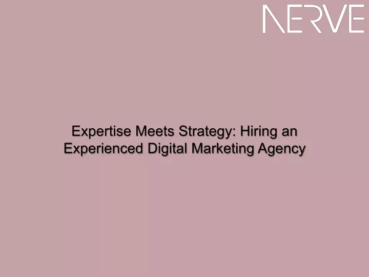 expertise meets strategy hiring an experienced