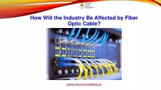 How Will the Industry Be Affected by Fiber Optic Cable?