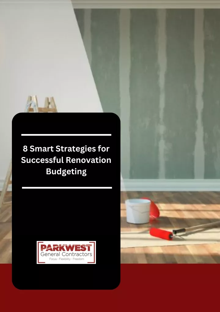 8 smart strategies for successful renovation