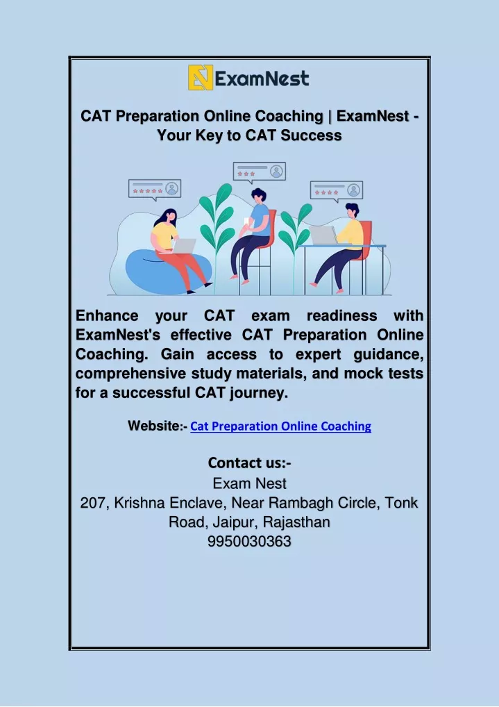 cat preparation online coaching examnest your