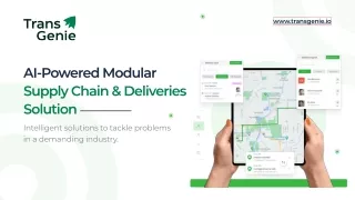 AI-Powered Modular Supply Chain & Delivery Solution
