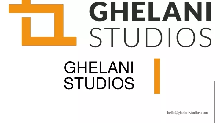 ghelani studios