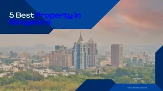 5 best property in bangalore