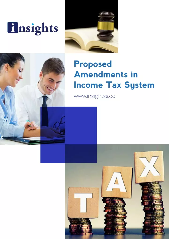 proposed amendments in income tax system