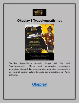 Okeplay | Tvaovivogratis.net