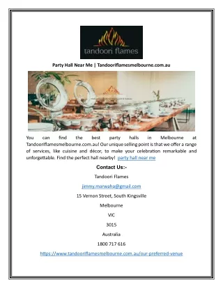 Indian Restaurant In Tarneit | Tandooriflamesmelbourne.com.au
