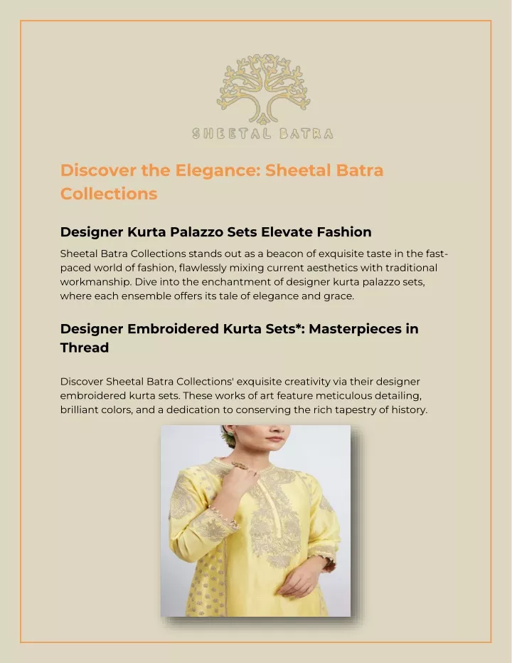 discover the elegance sheetal batra collections