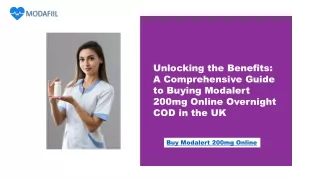 A Comprehensive Guide to Buying Modalert 200mg Online Overnight COD in the UK