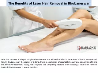 The Benefits of Laser Hair Removal in Bhubaneswar