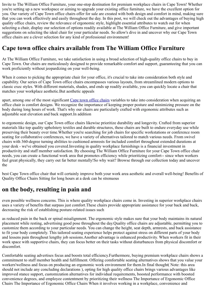 invite to the william office furniture your