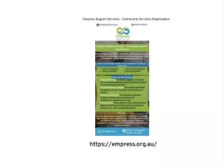 empress support services community services