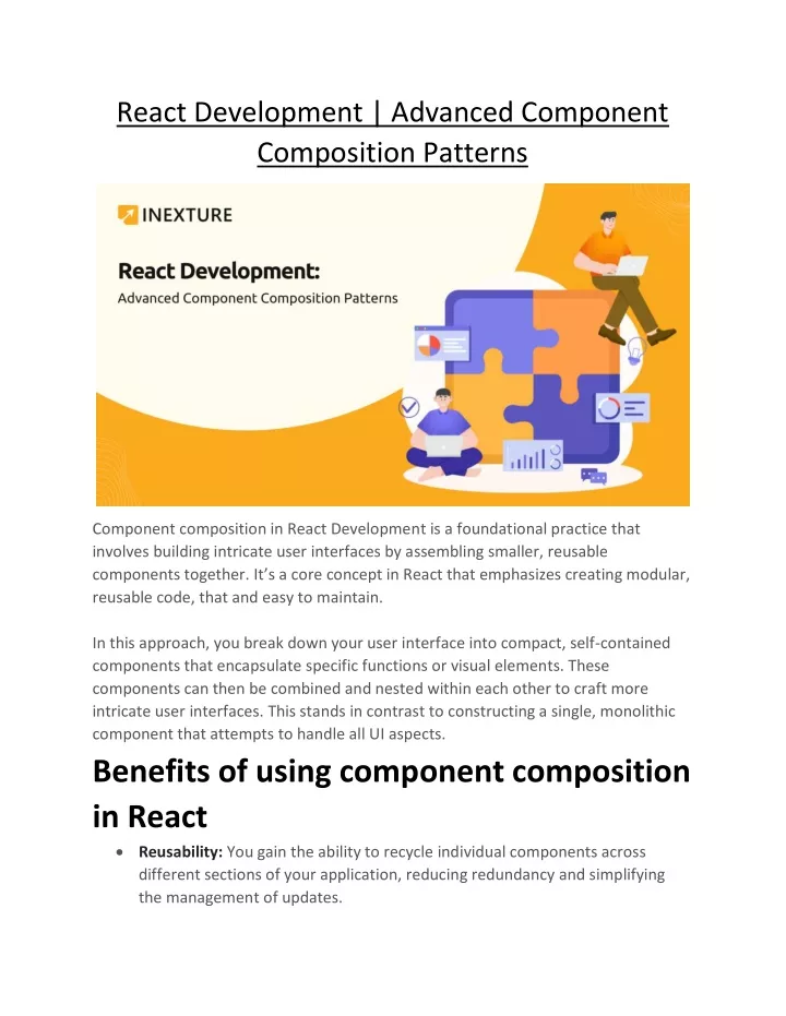 react development advanced component composition