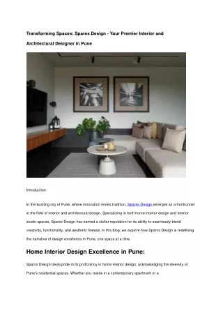 Sparcs-Design-Interior-and-Architectural-Designer-in-Pune