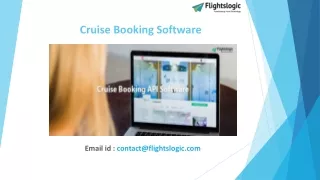 Cruise Booking Software