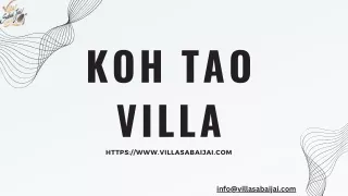 Koh Tao Villaa