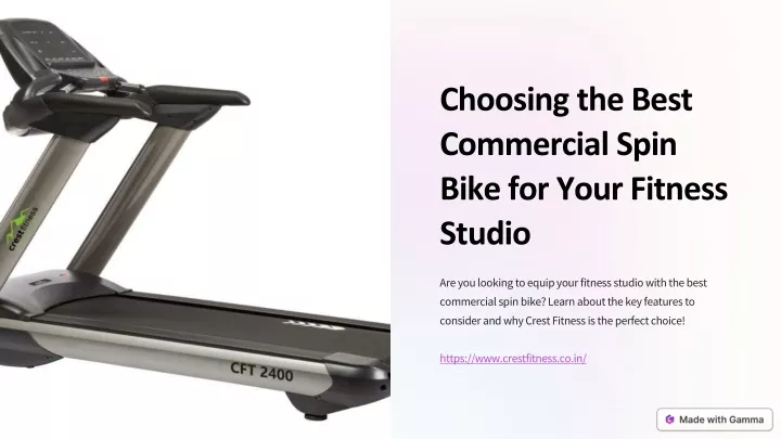 choosing the best commercial spin bike for your