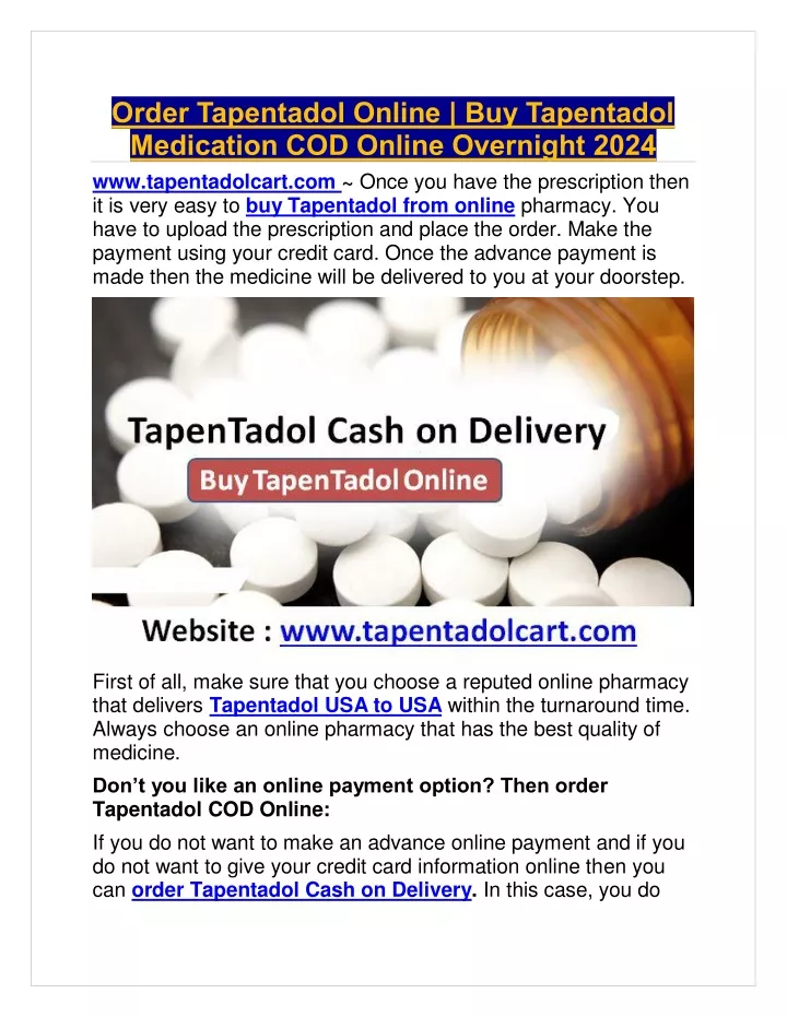 order tapentadol online buy tapentadol medication