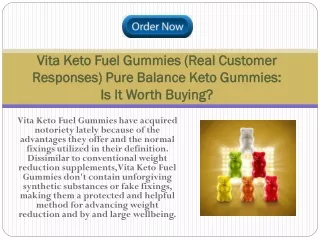 Vita Keto Fuel Gummies