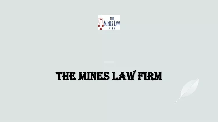 the mines law firm