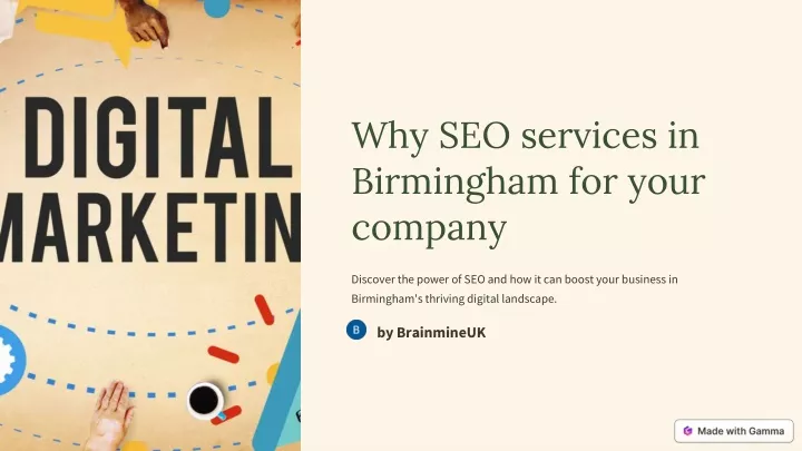 why seo services in birmingham for your company