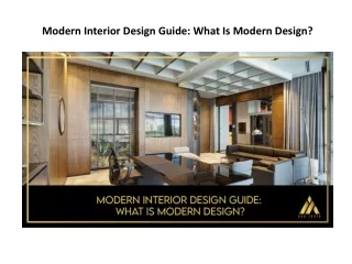 Modern Interior Design Guide What Is Modern Design