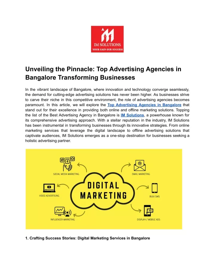 unveiling the pinnacle top advertising agencies