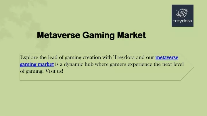 metaverse gaming market