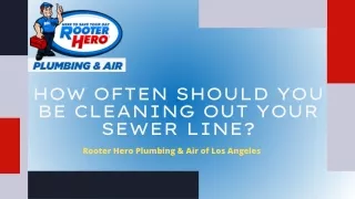 How Often Should You Be Cleaning Out Your Sewer Line